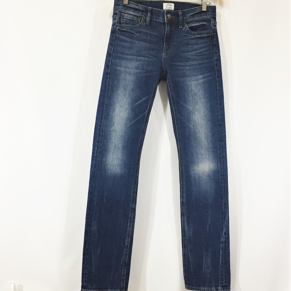 J. Crew Selvedge Toothpick Medium Wash Jeans -  Size 25